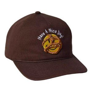 WWE Mankind Cactus Jack Have a Nice Day Snapback Hat Cap Brown - OFSM